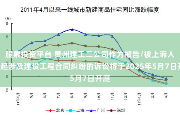 股票投资平台 贵州建工二公司作为被告/被上诉人的1起涉及建设工程合同纠纷的诉讼将于2025年5月7日开庭